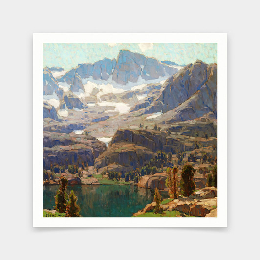 Edgar Payne,The Inyo Sierra,art prints,Vintage art,canvas wall art,famous art prints,V7027