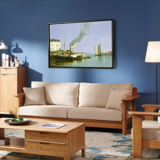 Eugene Louis Boudin,Honfleur,large wall art,framed wall art,canvas wall art,M1309