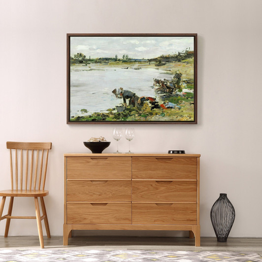 Eugene Boudin,Washerwomans,large wall art,framed wall art,canvas wall art,M1299