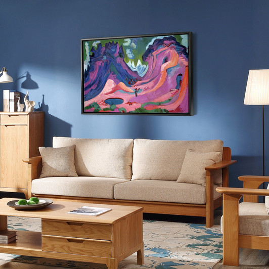 Ernst Ludwig Kirchner,Amselfluh, 1922,large wall art,framed wall art,canvas wall art,M1276