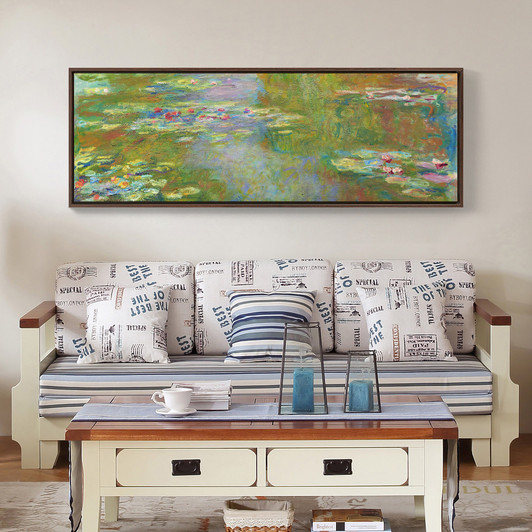 Claude Monet,Water Lily Pond,canvas print,canvas art, canvas wall art,extra large canvas art,large canvas wall ,p72