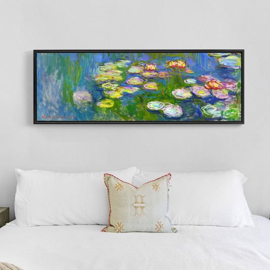 Claude Monet,Water Lilies,Water lily pond,canvas print,canvas art, canvas wall art,extra large canvas art,large canvas wall art p67