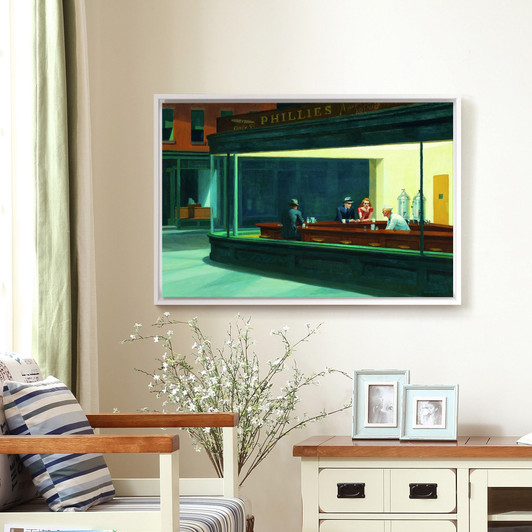 Edward Hopper,Nighthawks, 1942,large wall art,framed wall art,canvas wall art,M1227