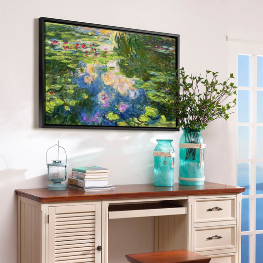 Claude Monet,Water Lilies Pond, 1917-1919,large wall art,framed wall art,canvas wall art,M1183