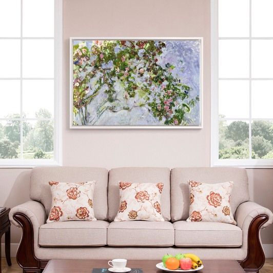 Claude Monet,The Roses,large wall art,framed wall art,canvas wall art,M1169