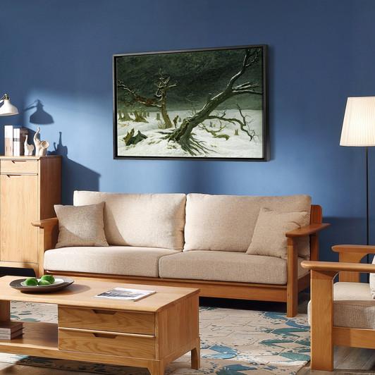 Caspar David Friedrich,Winter Landscape, 1811,large wall art,framed wall art,canvas wall art,M1102