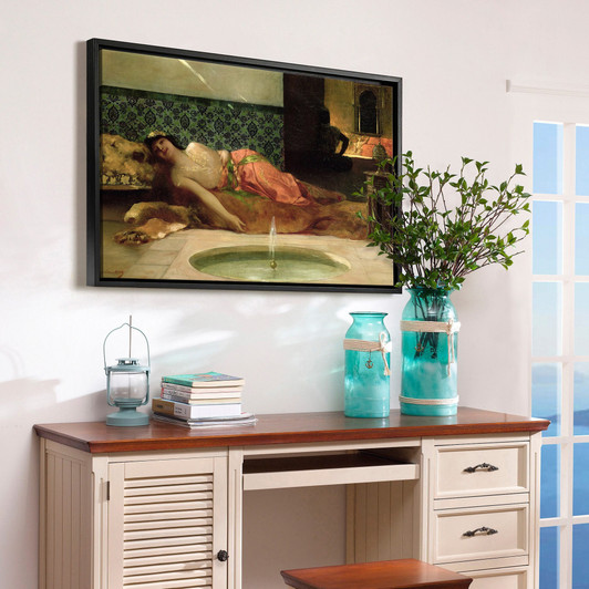 Benjamin Constant,An Odalisque in a Harem,large wall art,framed wall art,canvas wall art,M1042