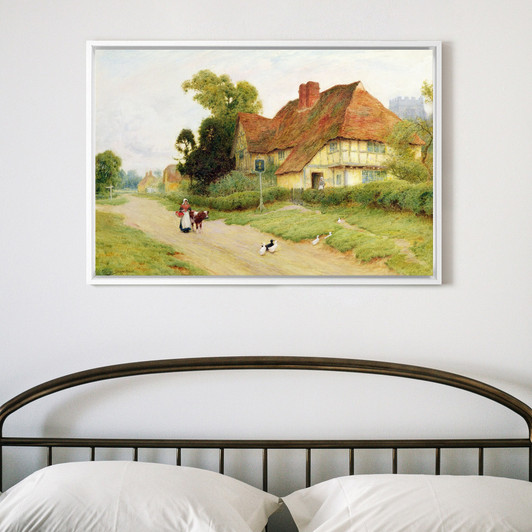 Arthur Claude Strachan,The Village Inn,large wall art,framed wall art,canvas wall art,M1011
