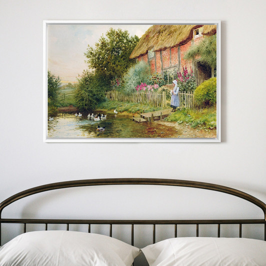 Arthur Claude Strachan,A Rustic Retreat,large wall art,framed wall art,canvas wall art,M1002