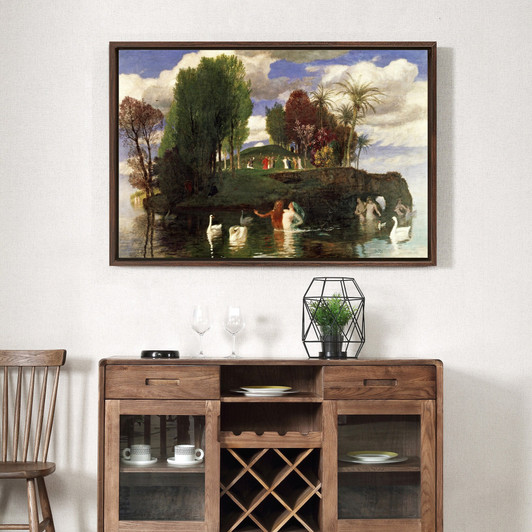 Arnold Bocklin,The Island of the Living,large wall art,framed wall art,canvas wall art,M999