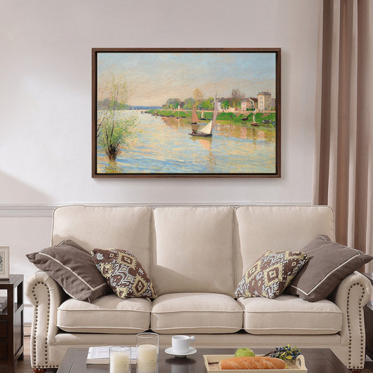 Alfred Sisley,La Seine a Argenteuil, The Seine at Argenteuil,large wall art,framed wall art,canvas wall art,M959