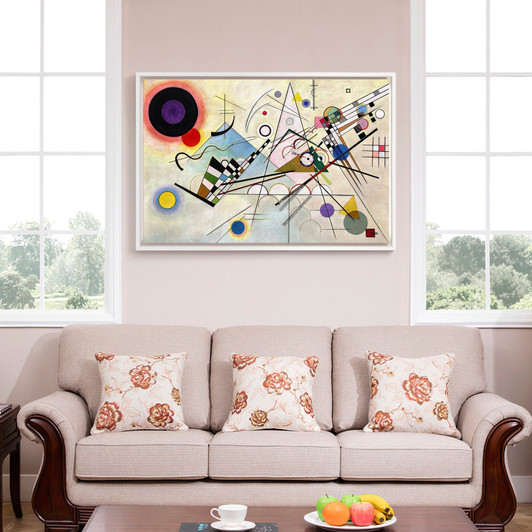 Wassily Kandinsky,Composition Viii,Modern Abstract Art,Canvas Print,Canvas Art,Canvas Wall Art,Large Wall Art,Framed Wall Art,P2136