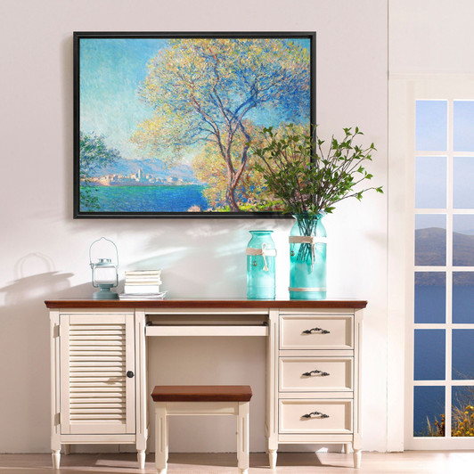 Claude Monet, Antibes Seen From La Salis,Coastal Scenery,Canvas Print,Canvas Art,Canvas Wall Art,Large Wall Art,Framed Wall Art,P843