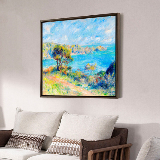 pierre Auguste Renoir,view At Guernsey,canvas print,canvas art,canvas wall art,large wall art,framed wall art,p2749