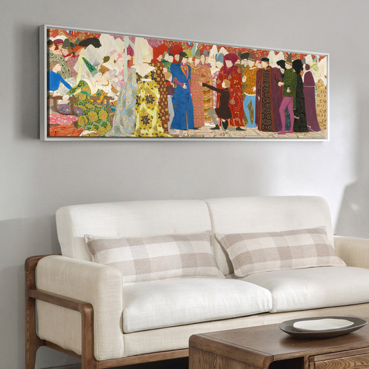 Louis Maurice Boutet de Monvel,Her Appeal to the Dauphin,Joan of Arc series,Narrow Horizontal Wall Art,large wall art,framed wall art,M128