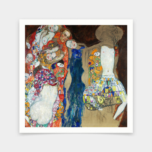 Gustav Klimt,The Bride,art prints,Vintage art,canvas wall art,famous art prints,V7118