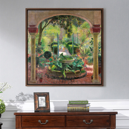 Javier Winthuysen,Entrance To The Garden Of Ceperos,Canvas Print,Canvas Art,Canvas Wall Art,Large Wall Art,Framed Wall Art,P2718 ,