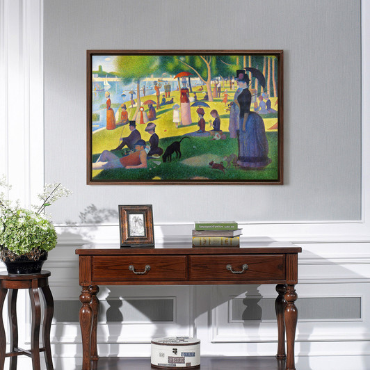 Georges Seurat, A Sunday On La Grande Jatte,Canvas Print,Canvas Art,Canvas Wall Art,Large Wall Art,Framed Wall Art,P1713