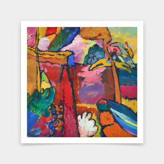 Wassily Kandinsky,Study for Improvisation V, Abstract art,art prints,Vintage art,canvas wall art,famous art prints,V7290