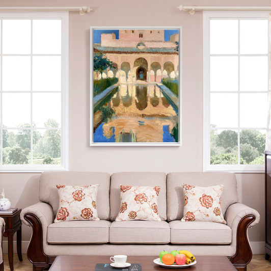 Joaquín Sorolla,Hall Of The Ambassadors,Alhambra, Granada,Canvas Print,Canvas Art,Canvas Wall Art,Large Wall Art,Framed Wall Art,P520