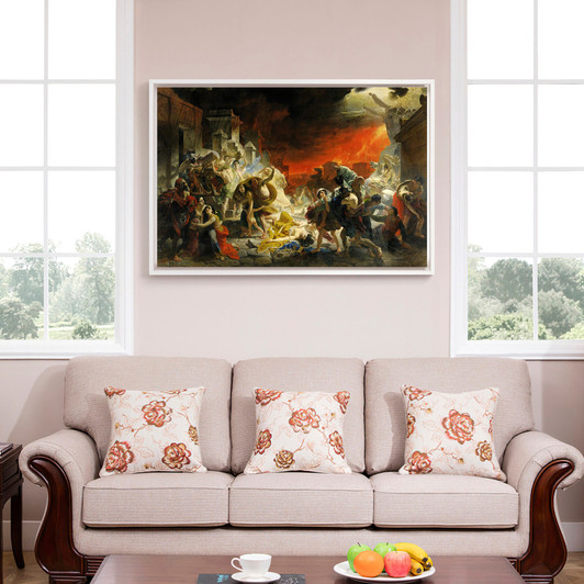 Karl Brullov,The Last Day Of Pompeii,Canvas Print,Canvas Art,Canvas Wall Art,Large Wall Art,Framed Wall Art,P1996