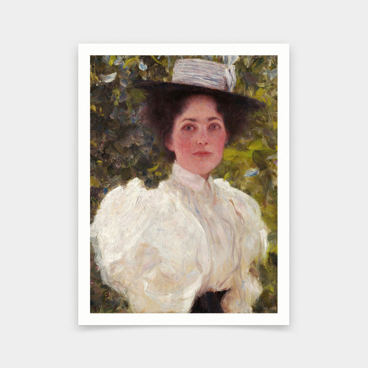 Gustav Klimt,Girl in the Foliage,art prints,Vintage art,canvas wall art,famous art prints,V5891