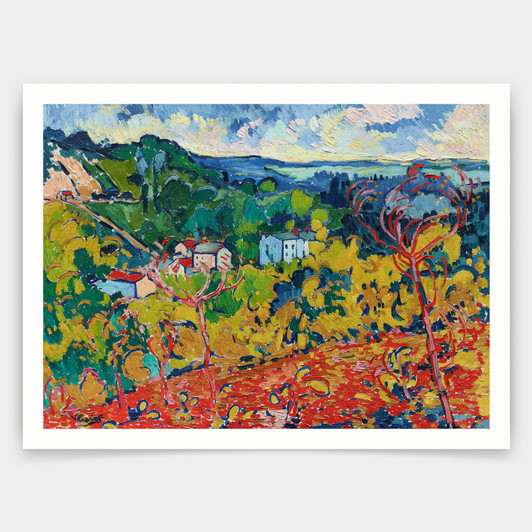 Maurice de Vlaminck ,Bougival,art prints,Vintage art,canvas wall art,famous art prints,q1222