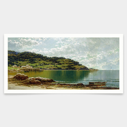 Alfred Thompson Bricher,Along the Maine Coast,art prints,Vintage art,canvas wall art,famous art prints,V7788