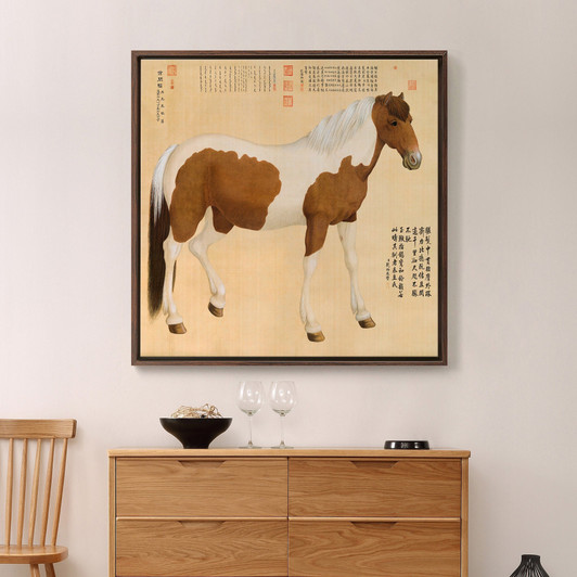 Jgnatius Sickeltart,Chinese Horse Art i,Horse Wall Art,large wall art,framed wall art,canvas wall art,large canvas,M7167