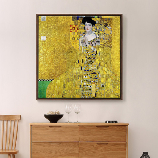 Gustav Klimt,Portrait of Adele Bloch-Bauer I,1907,large wall art,framed wall art,canvas wall art,large canvas,M7115