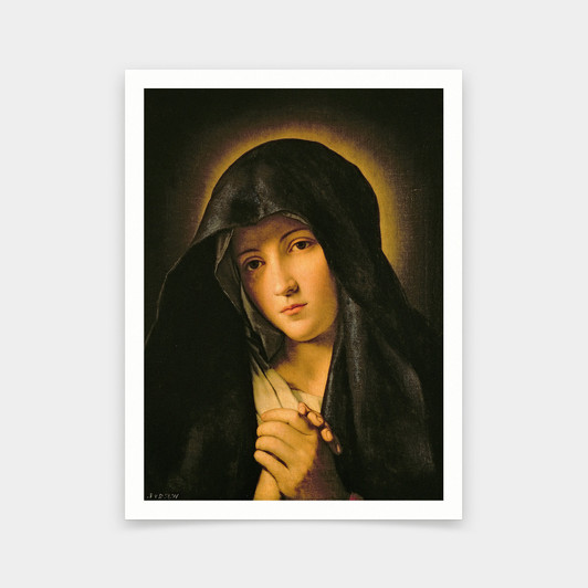 Il Sassoferrato,Madonna,art prints,Vintage art,canvas wall art,famous art prints,V6038