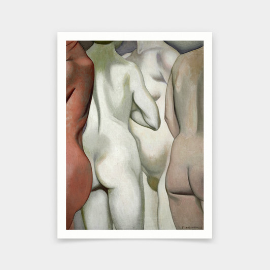 Felix Vallotton,Four torsos,art prints,Vintage art,canvas wall art,famous art prints,V5675