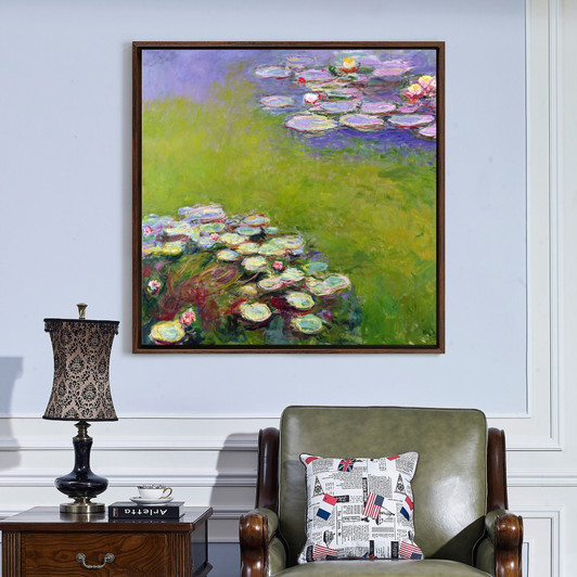 Claude Monet,Waterlilies,large wall art,framed wall art,canvas wall art,large canvas,M7013