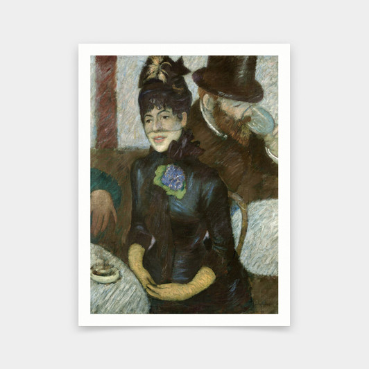 Federico Zandomeneghi,At the cafe,Femme au bar,art prints,Vintage art,canvas wall art,famous art prints,V5667