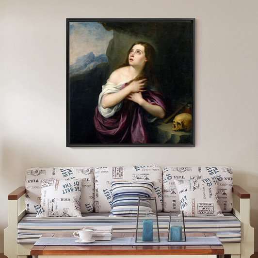 Bartolome Esteban Murillo,Penitent Magdelene,large wall art,framed wall art,canvas wall art,large canvas,M6967