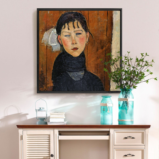 Amedeo Modigliani,Marie, Daughter of the People,1918,large wall art,framed wall art,canvas wall art,large canvas,M6954