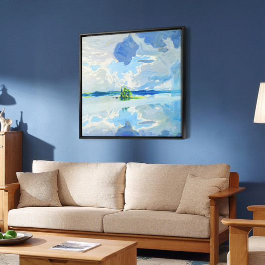 Akseli Gallen-Kallela,Clouds above a Lake, 1904-1906,large wall art,framed wall art,canvas wall art,large canvas,M6942