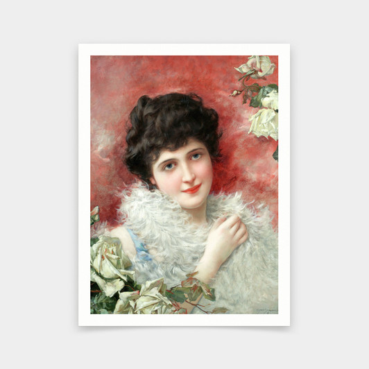 Emile Eisman-Semenowsky,Isabella,art prints,Vintage art,canvas wall art,famous art prints,V5620