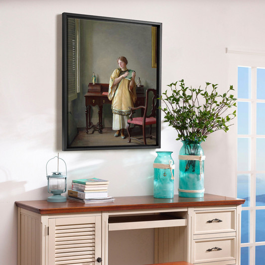 William McGregor Paxton,Interior,large wall art,framed wall art,canvas wall art,large canvas,M6888
