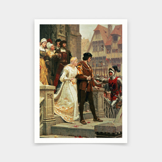 Edmund Blair Leighton,Call to Arms,art prints,Vintage art,canvas wall art,famous art prints,V5566