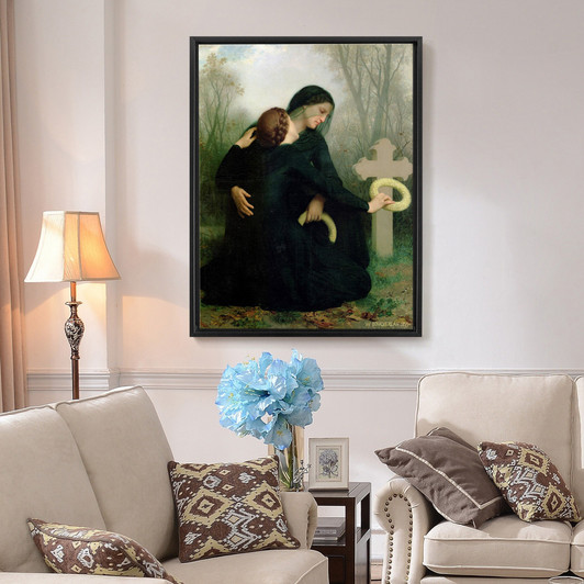 William Adolphe Bouguereau,All Saints Day,large wall art,framed wall art,canvas wall art,large canvas,M6867