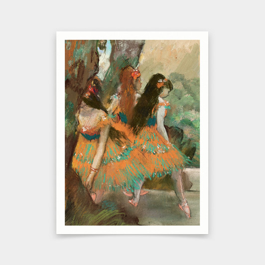 Edgar Degas,Ballet Dancers, Detail,art prints,Vintage art,canvas wall art,famous art prints,V5554