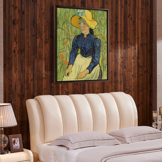 Vincent van Gogh,Peasant Girl in Straw Hat,large wall art,framed wall art,canvas wall art,large canvas,M6833