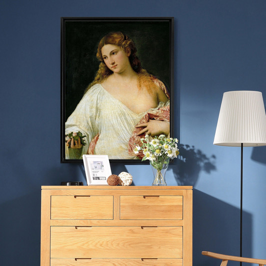 Titian,Flora,large wall art,framed wall art,canvas wall art,large canvas,M6804