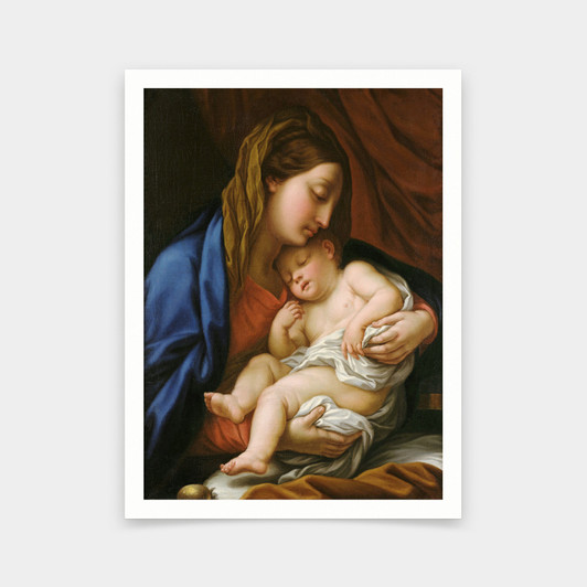 Christian Art,Madonna with Child,art prints,Vintage art,canvas wall art,famous art prints,V5489