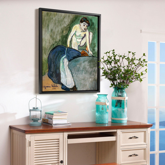 Suzanne Valadon,Girl,The girl bathed in the bathtub,large wall art,framed wall art,canvas wall art,large canvas,M6766