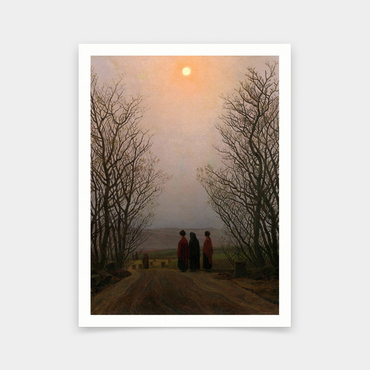 Caspar David Friedrich,Easter Morning, 1828-1835,art prints,Vintage art,canvas wall art,famous art prints,V5459
