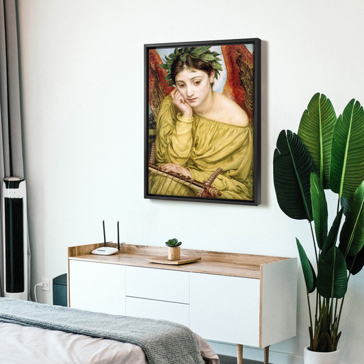 Sir Edward John Poynter,Erato Muse of Poetry 1870,large wall art,framed wall art,canvas wall art,large canvas,M6739