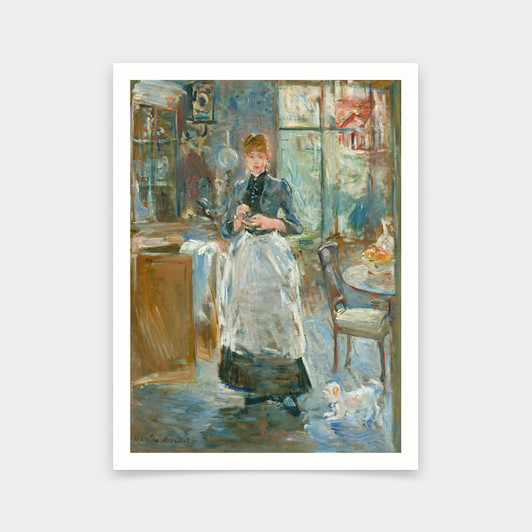 Berthe Morisot,In the Dining Room,art prints,Vintage art,canvas wall art,famous art prints,V5410