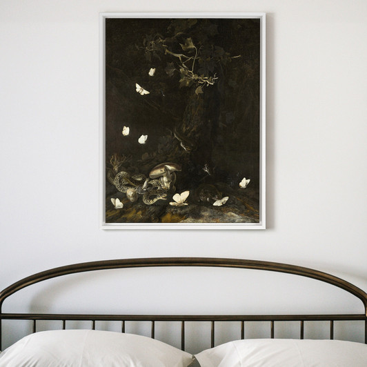 Otto Marseus Van Schrieck,Serpents And Insects,Large Wall Art,Framed Wall Art,Canvas Wall Art,Large Canvas,M6458